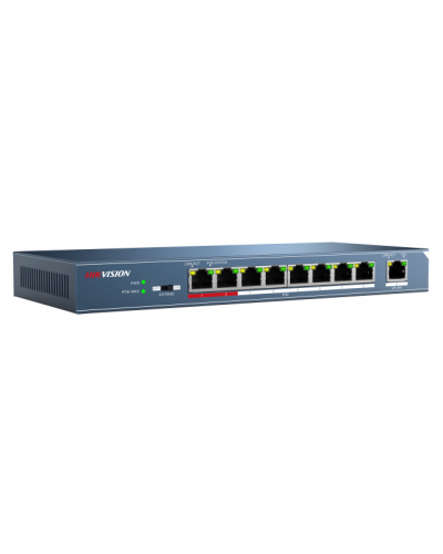 DS-3E0109P-E/M(B). Коммутатор с питанием POE. Hikvision в Саратове