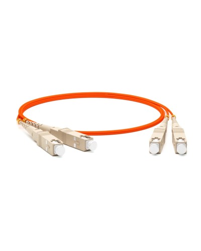 FC-D2-50-SC/PR-SC/PR-H-1M-LSZH-OR. Патч-корд волоконно-оптический SC-SC. Hyperline в Саратове