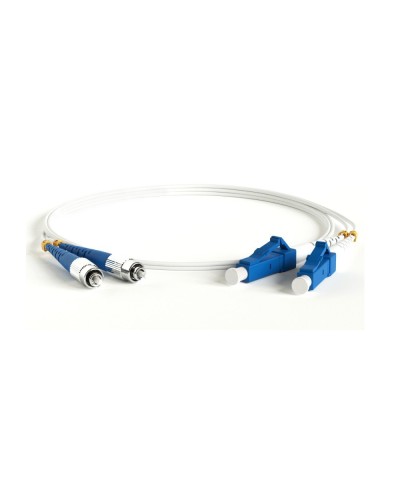 FC-D2-9A1-FC/UR-LC/UR-H-1M-LSZH-WH. Патч-корд волоконно-оптический FC-LC. Hyperline в Саратове
