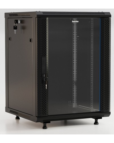 TWB-FC-1545-GP-RAL9004. Шкаф телекоммуникационный 19 настенный 15U. Hyperline в Саратове