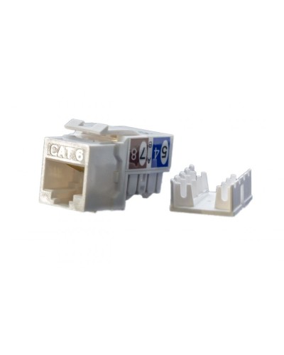 KJ9-8P8C-C6-90-WH. Вставка Keystone Jack RJ-45. Hyperline в Саратове