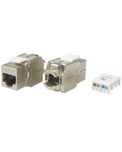 KJ8-8P8C-C6A-180-TLS-SH-F-WH. Вставка Keystone Jack RJ-45. Hyperline в Саратове