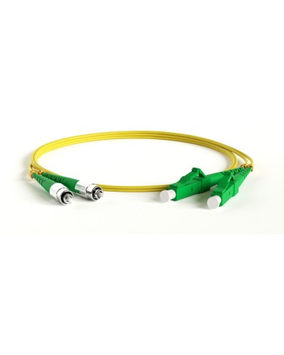 FC-D2-9-FC/AR-LC/AR-H-1M-LSZH-YL. Патч-корд волоконно-оптический FC-LC. Hyperline в Саратове
