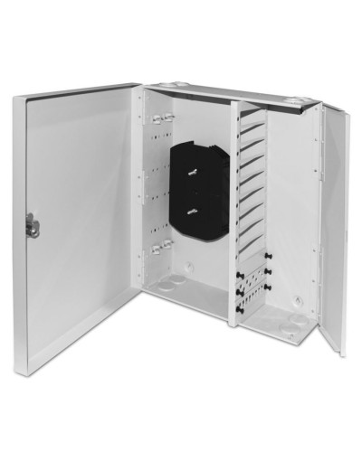 FO-WBX-12xSLT-W140H42-96UN-GY. Кросс оптический настенный. Hyperline в Саратове