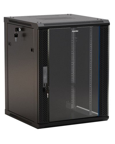 TWB-1545-GP-RAL9004. Шкаф телекоммуникационный 19 настенный 15U. Hyperline в Саратове