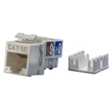 KJ9-8P8C-C5e-90-WH. Вставка Keystone Jack RJ-45. Hyperline