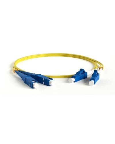 FC-D2-9-LC/UR-SC/UR-H-1M-LSZH-YL. Патч-корд волоконно-оптический LC/UPC-SC/UPC. Hyperline в Саратове