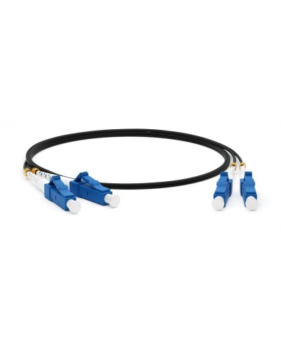 FC-D2-9-LC/UR-LC/UR-H-25M-LSZH-BK. Патч-корд волоконно-оптический одномодовый. Hyperline в Саратове