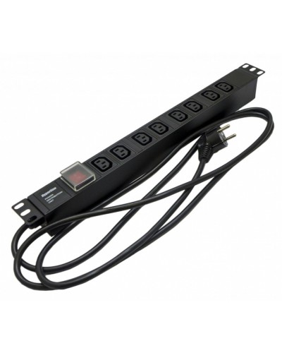 SHE19-8IEC-S-2.5EU. Блок розеток 19. Hyperline в Саратове