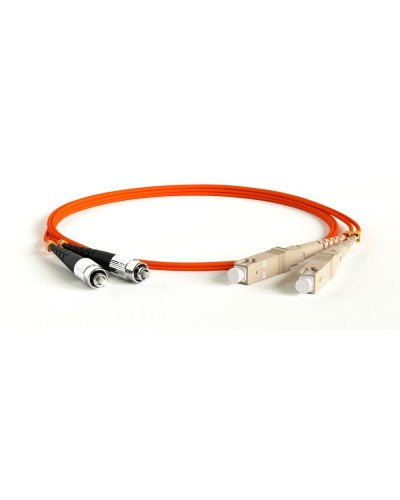 FC-D2-50-FC/PR-SC/PR-H-1M-LSZH-OR. Патч-корд волоконно-оптический SC-FC. Hyperline в Саратове
