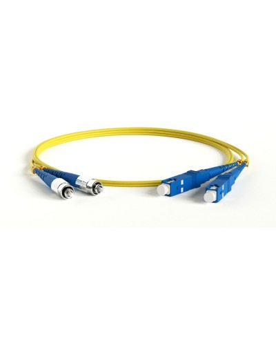 FC-D2-9-FC/UR-SC/UR-H-2M-LSZH-YL. Патч-корд волоконно-оптический SC-FC. Hyperline в Саратове