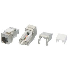 KJ9-8P8C-C6A-90-SH-F. Вставка Keystone Jack RJ-45. Hyperline