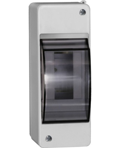 Корпус пластиковый КМПн 2/2 IP30 белый KREPTA 3 (MKP42-N-02-30-20). Щиток модульный с прозрачной дверцей, настенный. IEK в Саратове