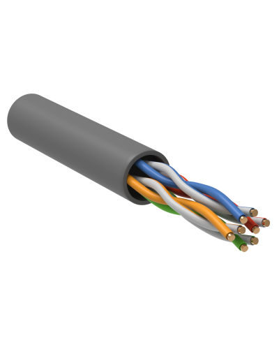 GENERICA U/UTP кат. 5E 100МГц 4 пары PVC INDOOR серый (BC1-C5E04-111-100-G). Кабель «витая пара» (LAN) для структурированных систем связи. IEK в Саратове