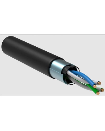 GENERICA F/UTP 5E 24AWG 2PR LDPE 1м черный 305м (BC3-C5E02-339-305-R-G). Кабель «витая пара» (LAN) для структурированных систем связи. IEK в Саратове