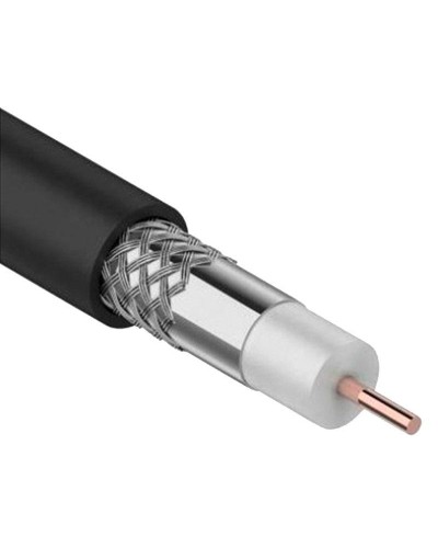 GENERICA RG59 CCS 75Ом FPE PVC белый (CC1-R5F1-111-100-G). Кабель коаксиальный омедненный. IEK в Саратове