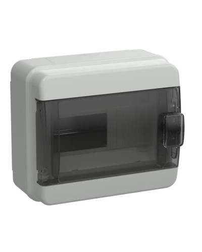 Корпус пластиковый КМПн-8 IP65 TEKFOR (TF5-KP72-N-08-65-K03-K02). Корпус модульный пластиковый черная прозрачная дверь. IEK в Саратове