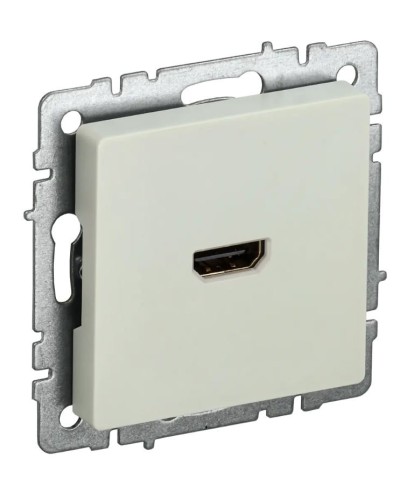 Розетка HDMI РHDMI-0-БрКр бежевый BRITE (BR-H10-K10). Розетка HDMI. IEK в Саратове