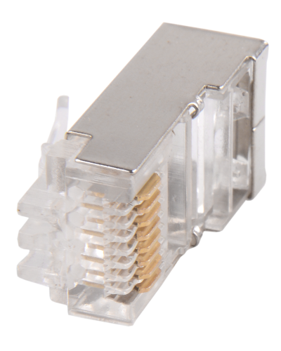 GENERICA Разъём RJ-45 FTP для кабеля кат. 5Е (20 шт) (CS3-1C5EF-G). Разъем RJ-45. IEK в Саратове