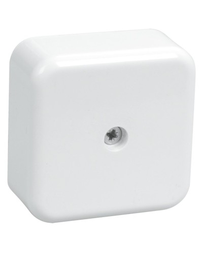 Коробка распаячная КМ41206-01 50х50х20 открытой проводки (4 клеммы 3 мм²) белая (UKO10-050-050-020-K01). Коробка распаячная безгалогенная (HF). IEK в Саратове