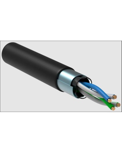 GENERICA U/UTP 5E 24AWG 2PR LDPE черный (BC3-C5E02-139-305-R-G). Кабель «витая пара» (LAN) для структурированных систем связи. IEK в Саратове