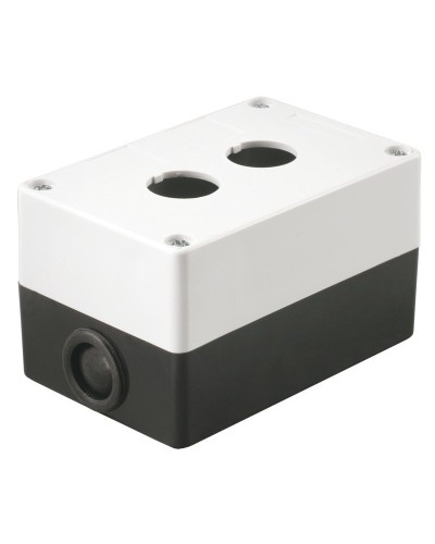 Корпус КП102 для кнопок 2 места белый (BKP10-2-K01). Корпус для кнопочных постов. IEK в Саратове
