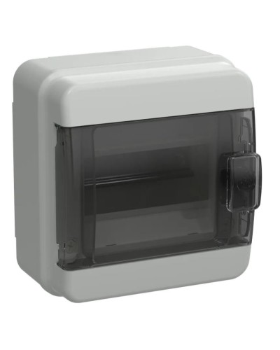 Корпус пластиковый КМПн-6 IP65 TEKFOR (TF5-KP72-N-06-65-K03-K02). Корпус модульный пластиковый черная прозрачная дверь. IEK в Саратове