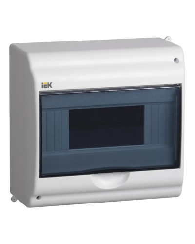 Корпус пластиковый КМПн 2/9-2 IP31 белый KREPTA 3 (MKP42-N-09-31-02). Щиток модульный с прозрачной дверцей, настенный. IEK в Саратове