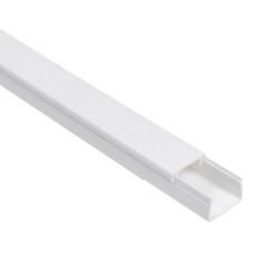 Короб 20х10 ECOLINE (CKK11-020-010-1-K01). Кабель-канал с двойным замком. IEK