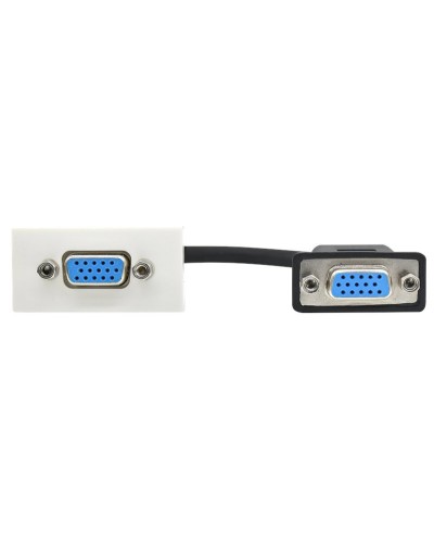 Розетка VGA M/M PRIMER РКМ-20-20-П белый IEK (PR-KK40D-RV-0-2-K01). Розетка. IEK в Саратове