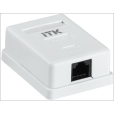 CS2-1C06F-12. Настенная розетка RJ45. ITK