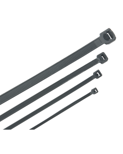 HKB-W48-L200 (100 шт). Хомут кабельный ХКн 4,8х200мм нейлон черный. ITK в Саратове