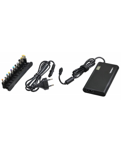 Блок питания Ippon SD90U автоматический 90W 15V-19.5V 11-connectors 4.5A 1xUSB 2.1A, LCD индикатор (705053). Блок питания. Ippon в Саратове