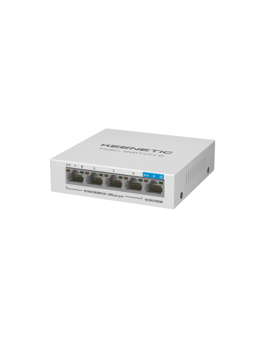 Keenetic KN-4610 (L2) 5х1Гбит/с 4PoE+ 60W. Коммутатор с PoE. KEENETIC в Саратове