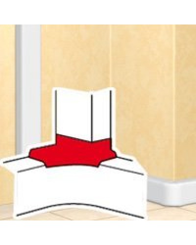 Отвод угловой для короба DLP 35х80/105, 50х80/150 (010763): Отвод угловой в Саратове