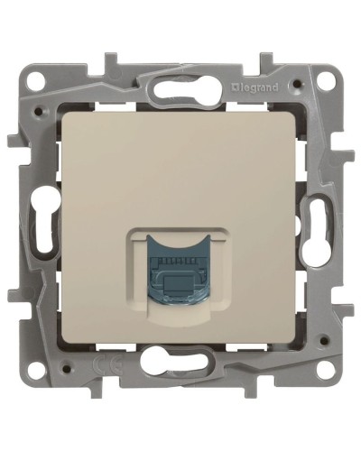 Розетка 5e, UTP, 1хRJ45, ETIKA, слоновая кость (672341). Розетка. LegranD в Саратове