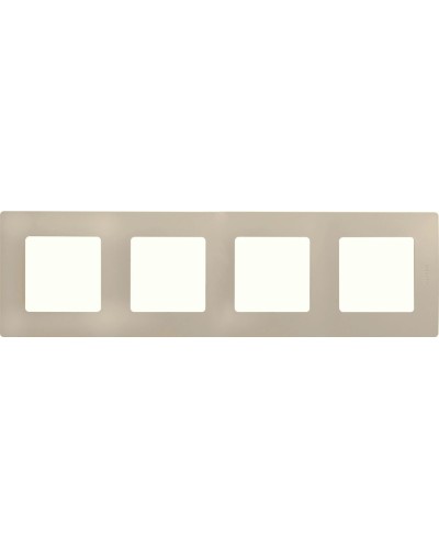 Рамка 4 поста ETIKA, слоновая кость (672514). Рамка. LegranD в Саратове