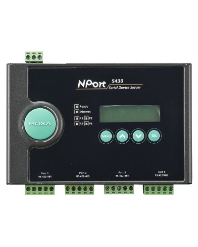 NPort 5430. 4-портовый асинхронный сервер. MOXA в Саратове