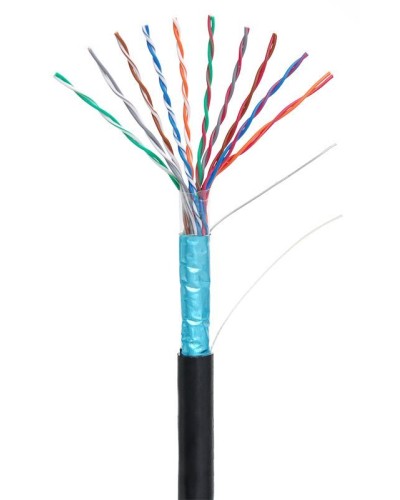 F/UTP 10pair, Cat5, Out, PE (EC-UF010-5-PE-BK-3). Кабель «витая пара» (LAN) для структурированных систем связи. NETLAN в Саратове