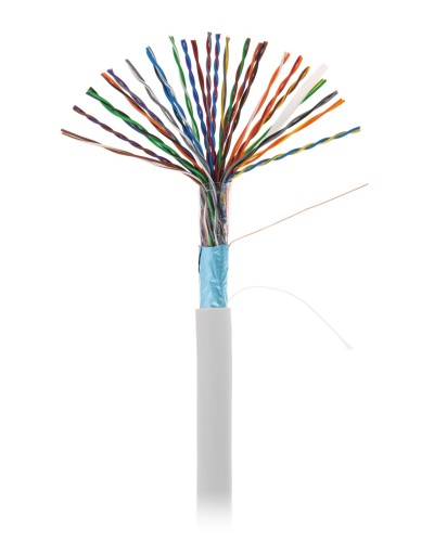F/UTP 25pair, Cat5, In, PVC (EC-UF025-5-PVC-GY-3). Кабель «витая пара» (LAN) для структурированных систем связи. NETLAN в Саратове