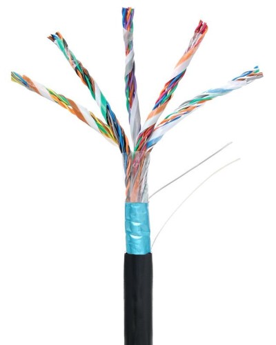 F/UTP 25pair, Cat5, Out, PE (EC-UF025-5-PE-BK-3). Кабель «витая пара» (LAN) для структурированных систем связи. NETLAN в Саратове