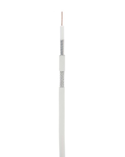 RG-6 CCS, In, PVC (EC-C2-32123A-WT-1). Кабель коаксиальный омедненный. NETLAN в Саратове