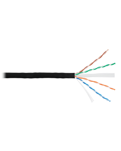 U/UTP 4pair, Cat6a, Solid, In/Out, нг(А)-HF (NMC 4155C-BK). Кабель «витая пара» (LAN) для структурированных систем связи. NIKOMAX в Саратове