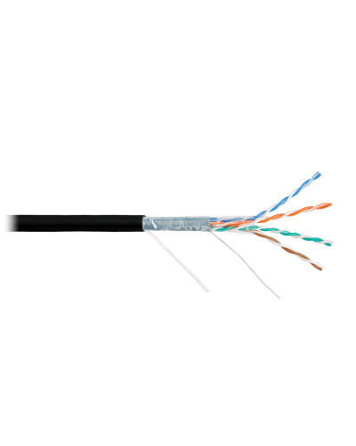 F/UTP 4pair, Cat5e, Solid, In/Out, нг(А)-HF (NMC 9200C-BK). Кабель «витая пара» (LAN) для структурированных систем связи. NIKOMAX в Саратове
