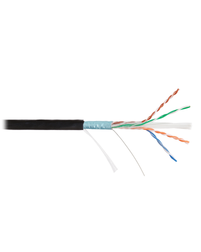 F/UTP 4pair, Cat6a, Solid, Out, PVC (NMC 4255B-BK). Кабель «витая пара» (LAN) для структурированных систем связи. NIKOMAX в Саратове
