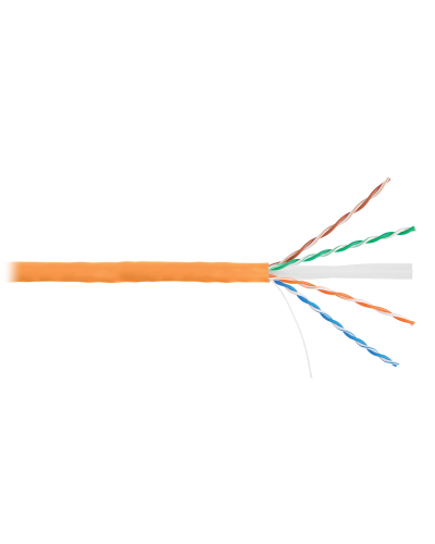 U/UTP 4pair, Cat6a, Solid, In, нг(А)-HF (NMC 9155C-OR). Кабель «витая пара» (LAN) для структурированных систем связи. NIKOMAX в Саратове