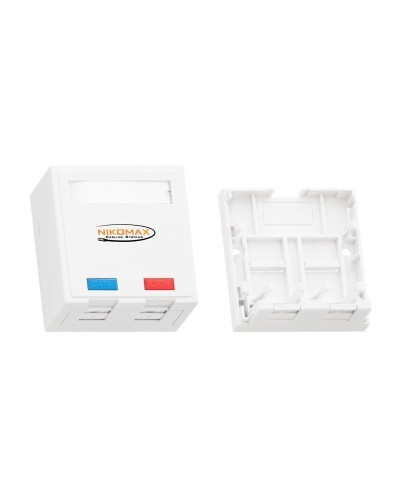 NMC-MB2P-ST-WT. Корпус настенной розетки. NIKOMAX в Саратове