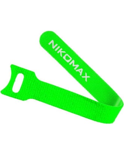 NMC-CTV150-12-SB-GN-10 (10шт). Стяжка-липучка с мягкой пряжкой. NIKOMAX в Саратове