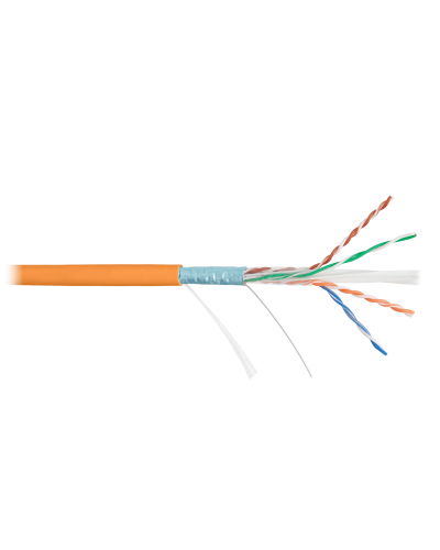 F/UTP 4pair, Cat6a, Solid, In, нг(А)-HF (NMC 4255C-OR). Кабель «витая пара» (LAN) для структурированных систем связи. NIKOMAX в Саратове