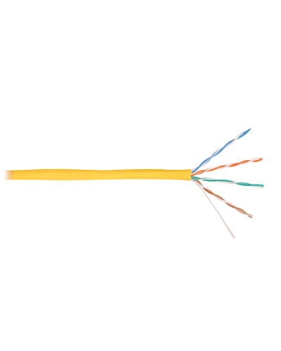 U/UTP 4pair, Cat5e, Solid, In, нг(А)-HF (NMC 4100C-YL). Кабель «витая пара» (LAN) для структурированных систем связи. NIKOMAX в Саратове